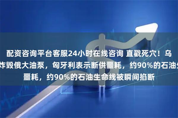 配资咨询平台客服24小时在线咨询 直戳死穴！乌军奔袭1000公里炸毁俄大油泵，匈牙利表示断供噩耗，约90%的石油生命线被瞬间掐断